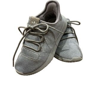 Adidas Tubulars Glitter Gray Tennis Shoe Sneakers Size 11